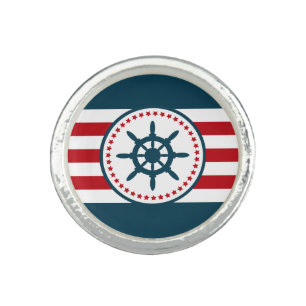 Nautical design ring