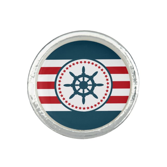 Nautical design ring (Front)