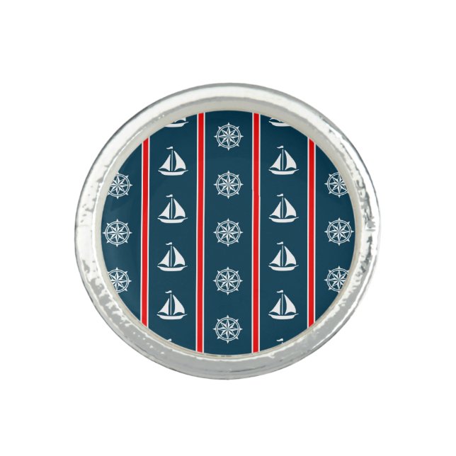 Nautical design ring (Front)