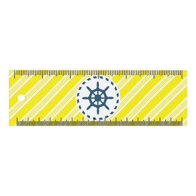 Nautical design ruler (Front)