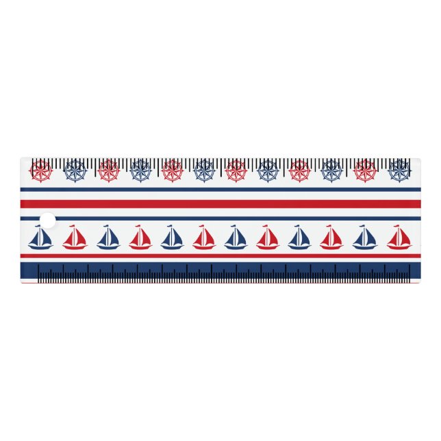 Nautical design ruler (Front)