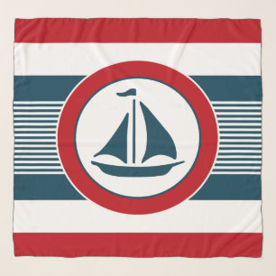 Nautical design scarf