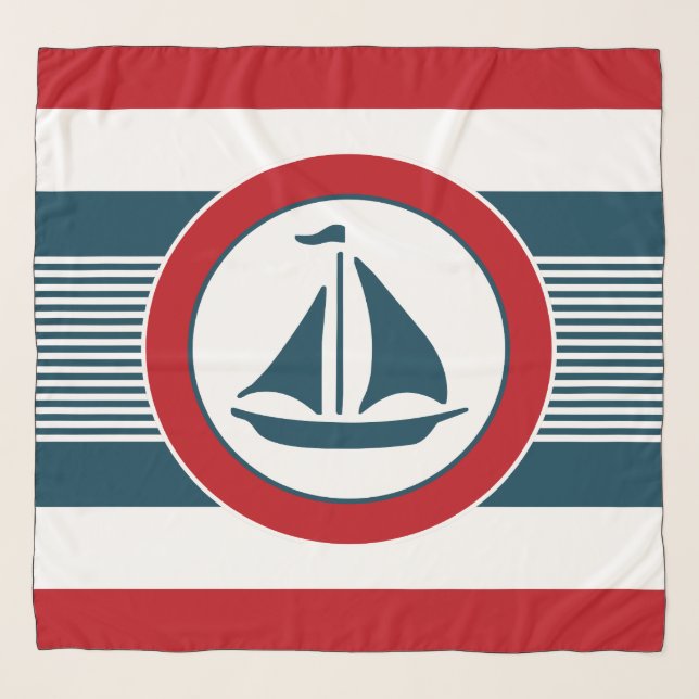 Nautical design scarf (Front)