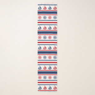 Nautical design scarf