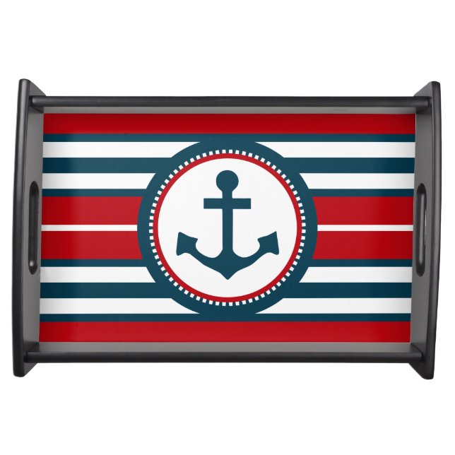 Nautical design serving tray (Front)
