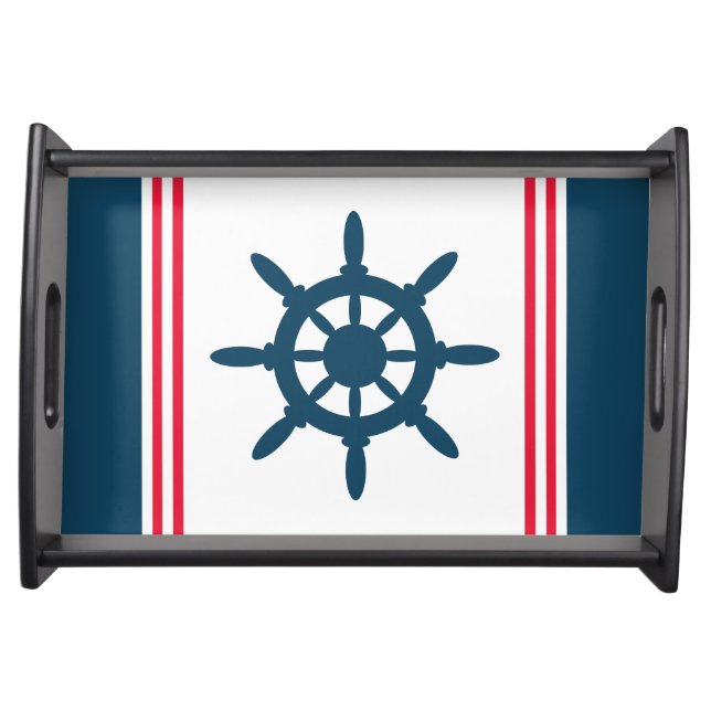 Nautical design serving tray (Front)