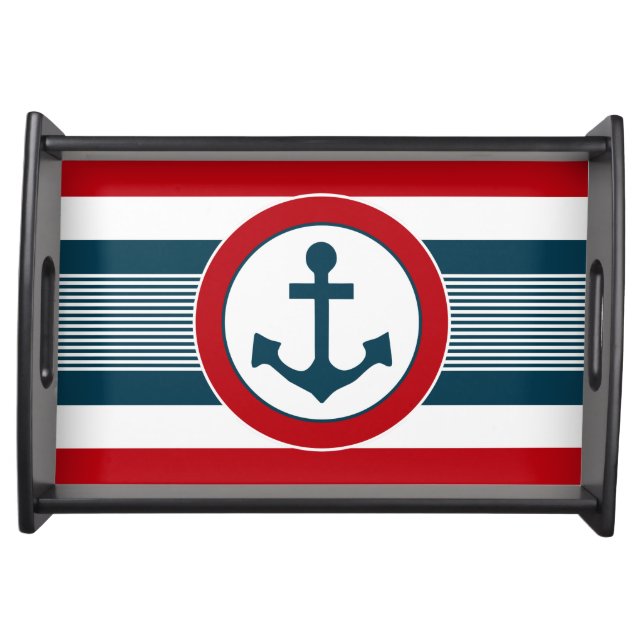 Nautical design serving tray (Front)