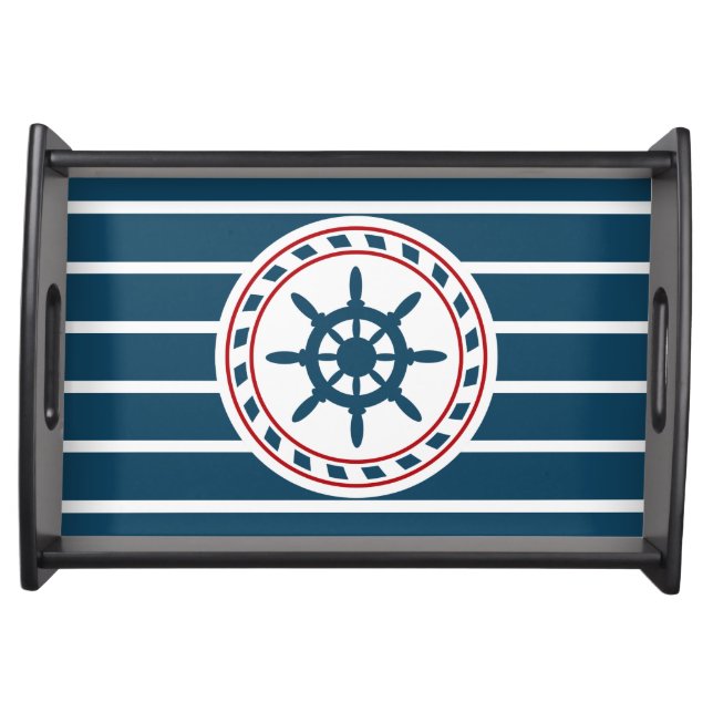 Nautical design serving tray (Front)