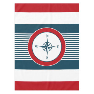 Nautical design tablecloth