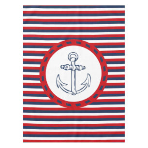 Nautical design tablecloth