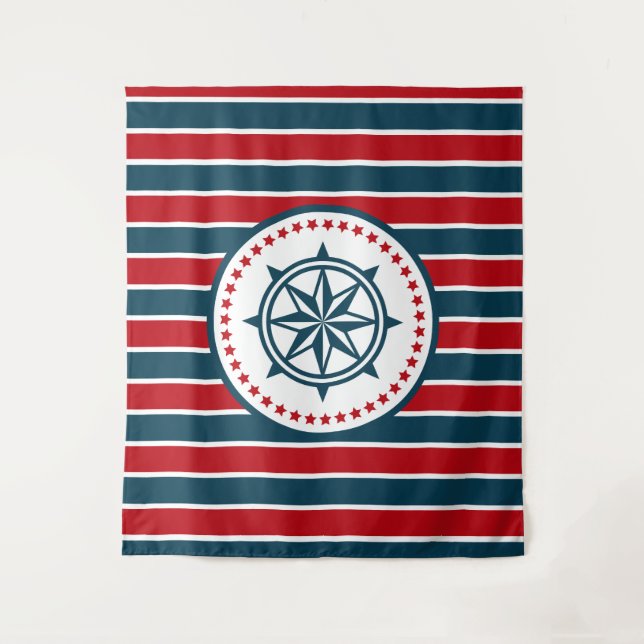 Nautical design tapestry (Front)