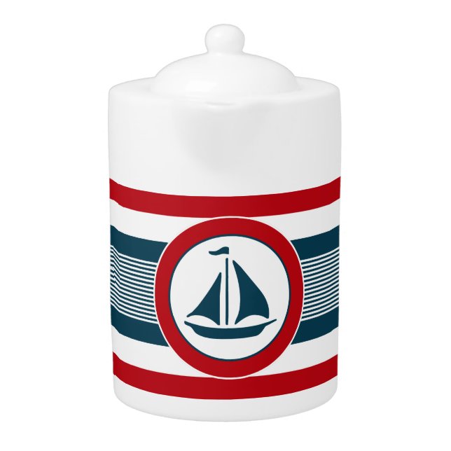 Nautical design teapot (Front)