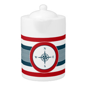 Nautical design teapot