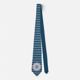 Nautical design tie