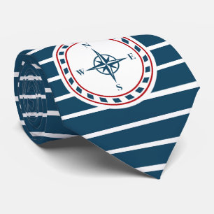 Nautical design tie