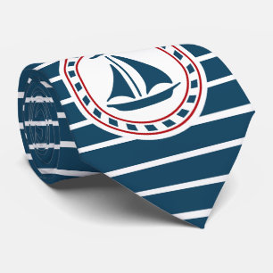 Nautical design tie