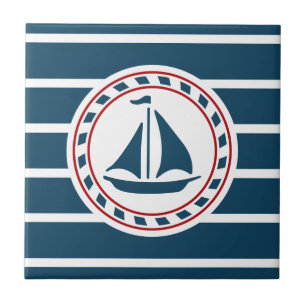 Nautical design tile