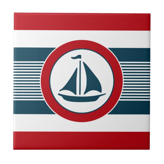 Nautical design tile (Front)