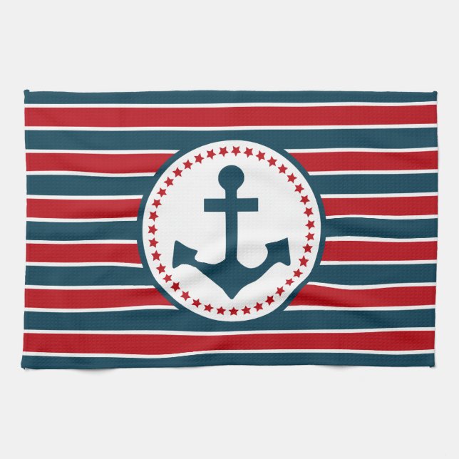 Nautical design towel (Horizontal)