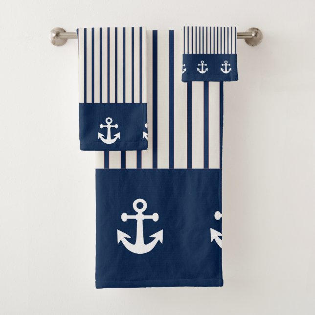Nautical design towel (Insitu)