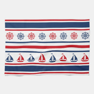 Nautical design towel