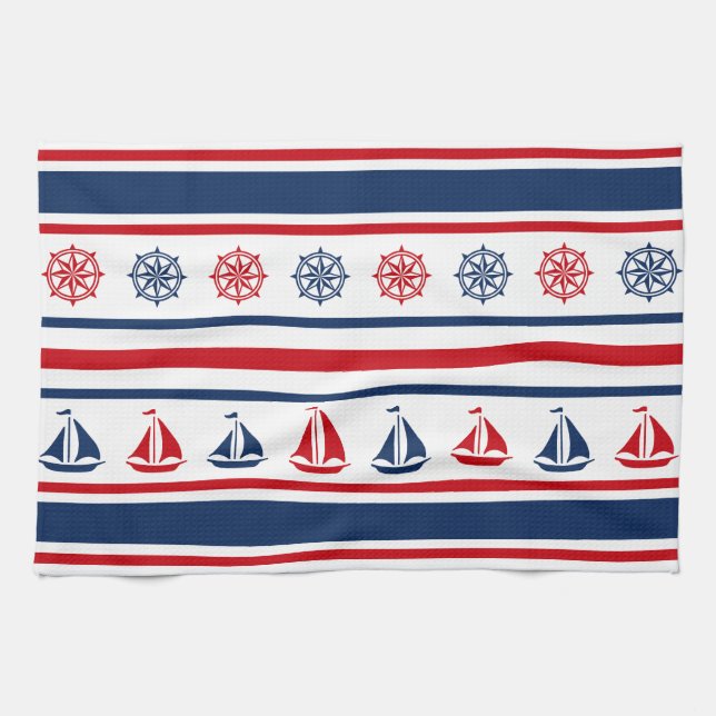 Nautical design towel (Horizontal)