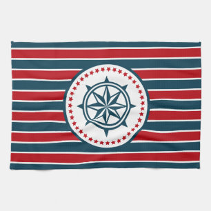 Nautical design towel