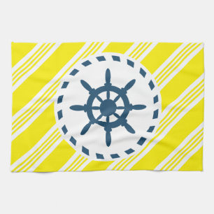 Nautical design towel