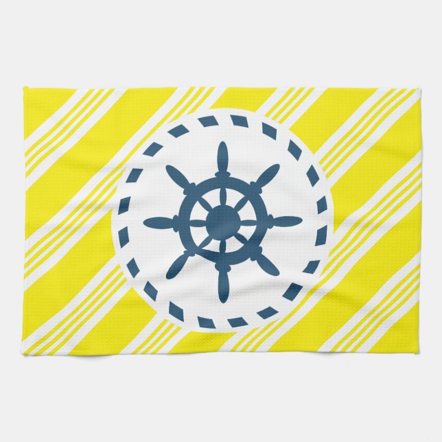 Nautical design towel (Horizontal)