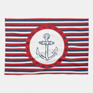 Nautical design towel