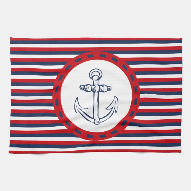 Nautical design towel (Horizontal)