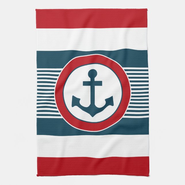 Nautical design towel (Vertical)