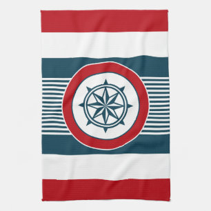 Nautical design towel