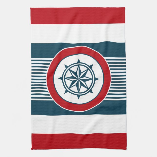 Nautical design towel (Vertical)