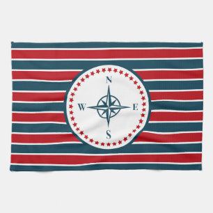 Nautical design towel