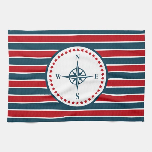 Nautical design towel (Horizontal)
