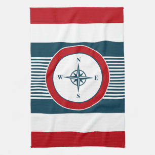 Nautical design towel