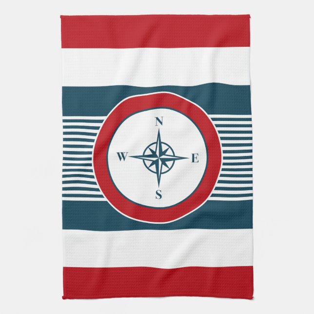 Nautical design towel (Vertical)