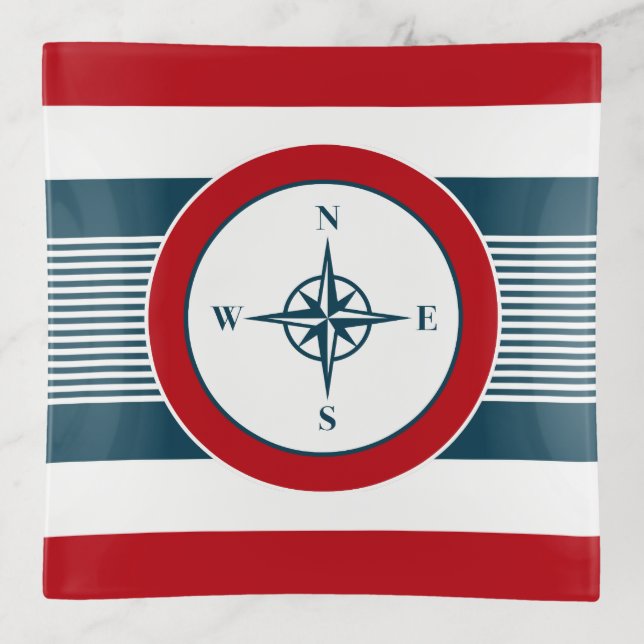 Nautical design trinket tray (Front)