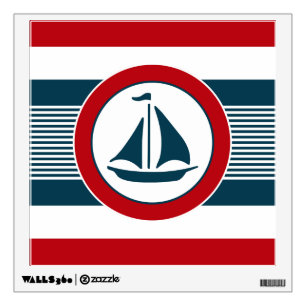 Nautical design wall decal