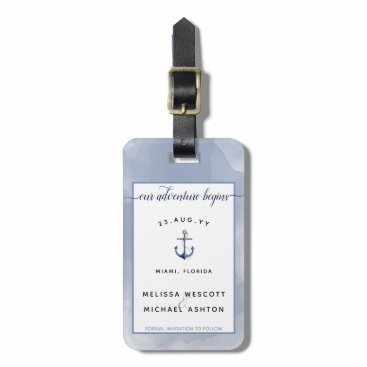 #Nautical Destination #Wedding Save the Date Bag Tag #Nautical Destination #Wedding Save the Date Bag Tag