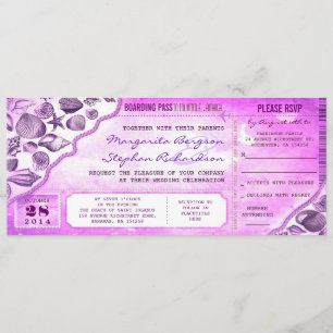nautical destination wedding tickets invitations
