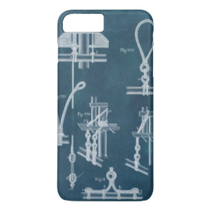 Nautical Detail Blueprint IV iPhone 8 Plus/7 Plus Case