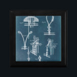 Nautical Detail Blueprint IV Jewelry Box<br><div class="desc">Maps & Blueprints</div>