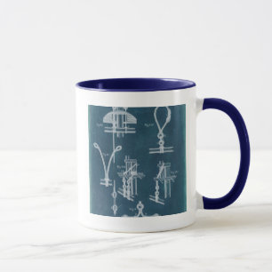 Nautical Detail Blueprint IV Mug
