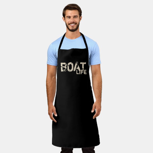 nautical distressed BOAT LIFE | Apron (Worn)