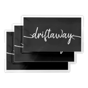 nautical DRIFT AWAY Acrylic Tray