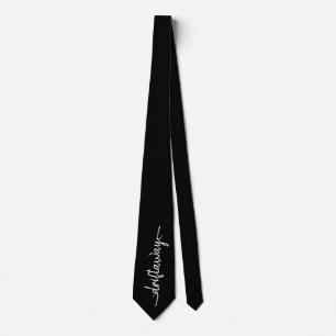 nautical DRIFT AWAY lettering Neck Tie