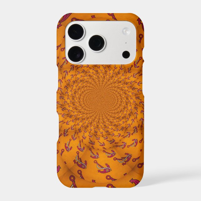 Nautical Energy | Achempong Anchor Swirl & Prestig Case-Mate iPhone Case (Back)