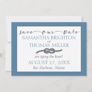 Nautical Eternity Knot   Save Our Date Save The Date